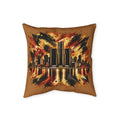 Motor City Detroit Skyline Pillowcase
