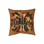 Motor City Detroit Skyline Pillowcase