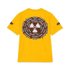 Don Toliver Alien Skull with Spiked Biohazard Wheel T-Shirt | Grunge Horror Tee