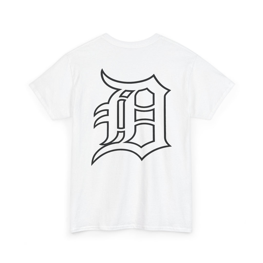 Detroit Hockey Player Graphic Tee | Metro Skyline, Winged Mascot