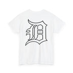 Detroit Hockey Player Graphic Tee | Metro Skyline, Winged Mascot