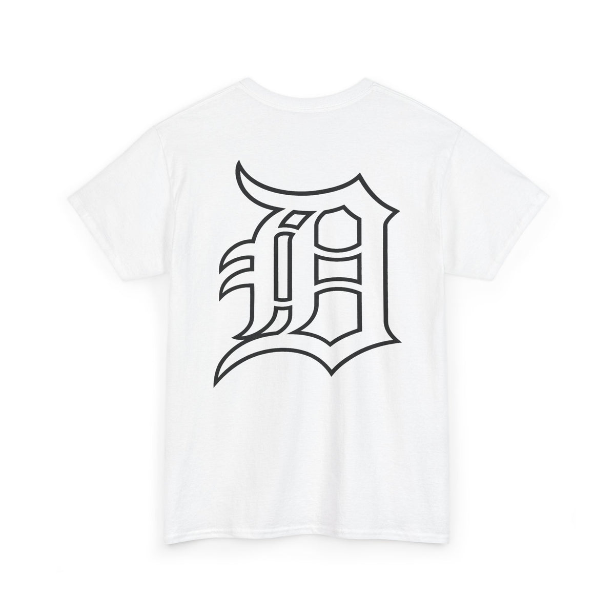Detroit Hockey Player Graphic Tee | Metro Skyline, Winged Mascot