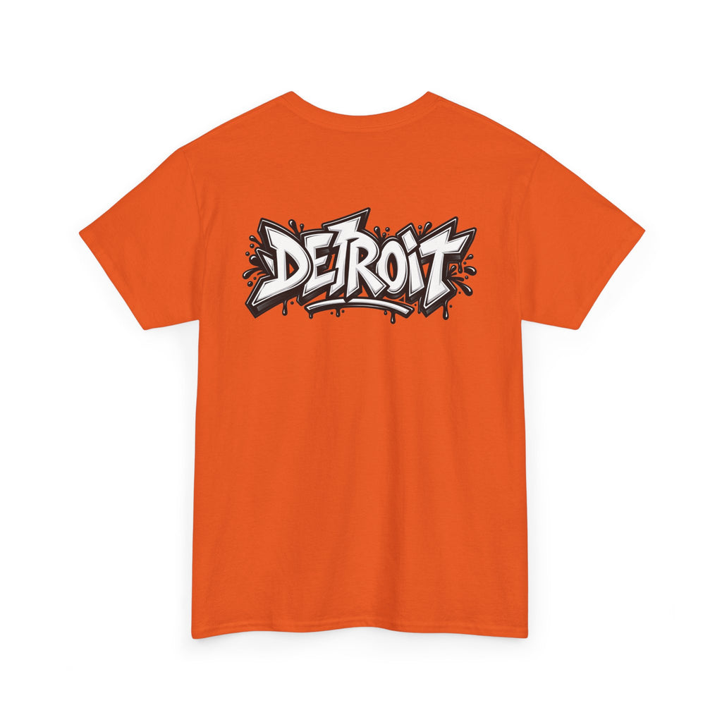 Detroit Lion Graffiti tee | Colorful Drip Lion Detroit Tee