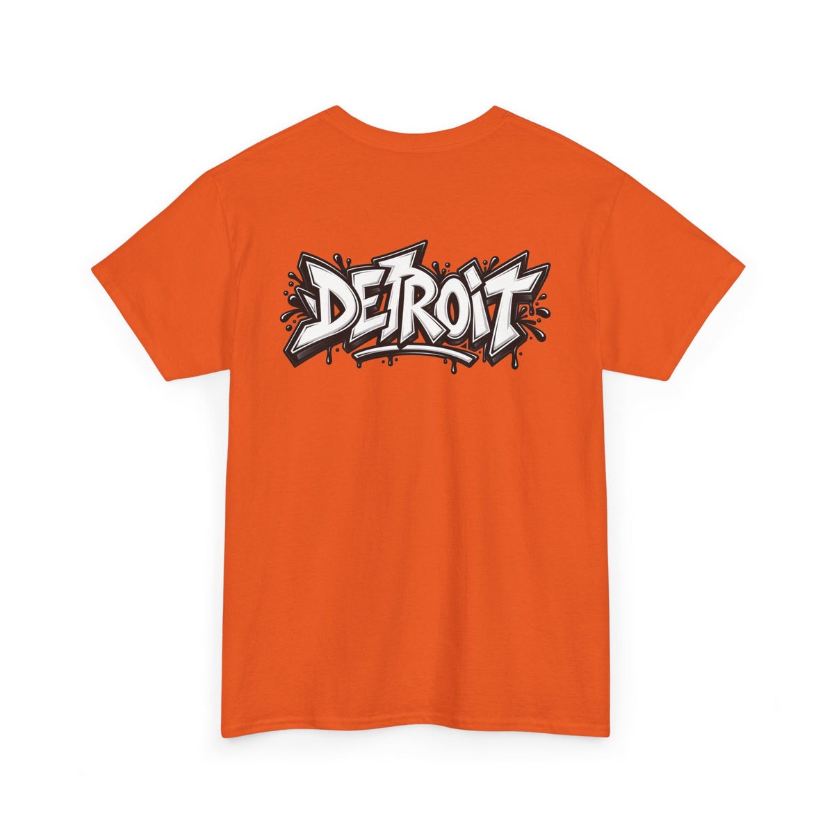 Detroit Lion Graffiti tee | Colorful Drip Lion Detroit Tee