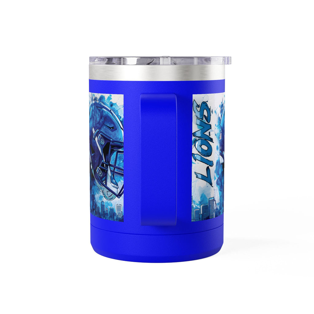 Blue Football Helmet Lions mug | 15oz Tumbler