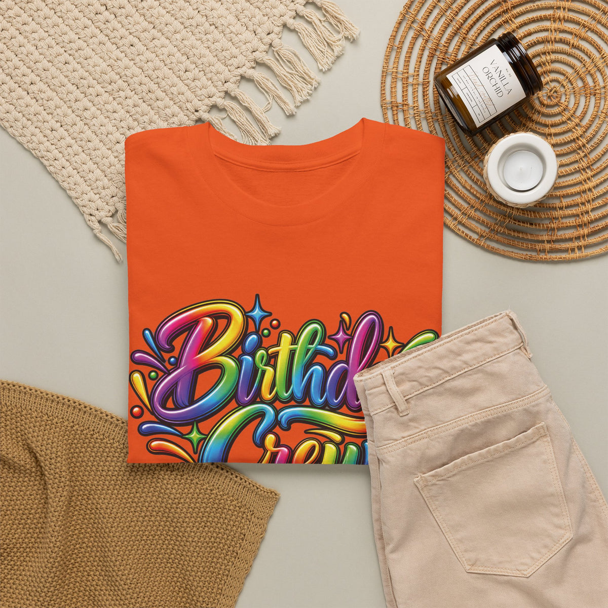 Birthday Crew Colorful Celebration T-Shirt
