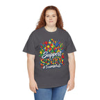 Support Squad T-Shirt | Autism Awareness Ribbon, Puzzle Heart Design