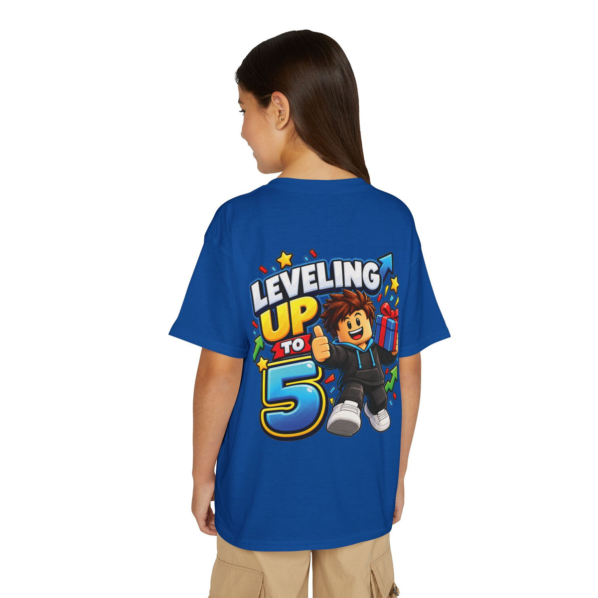 Roblox Birthday “Leveling Up to 5” Youth T-Shirt