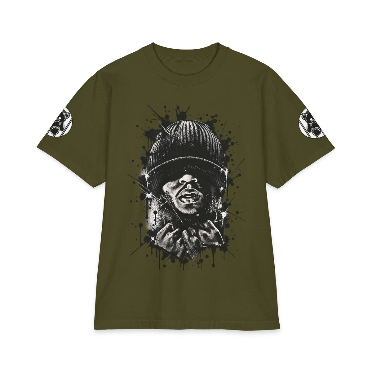 10 Years of 6lack Tour graphic T-Shirt | 6LACK portrait splash design
