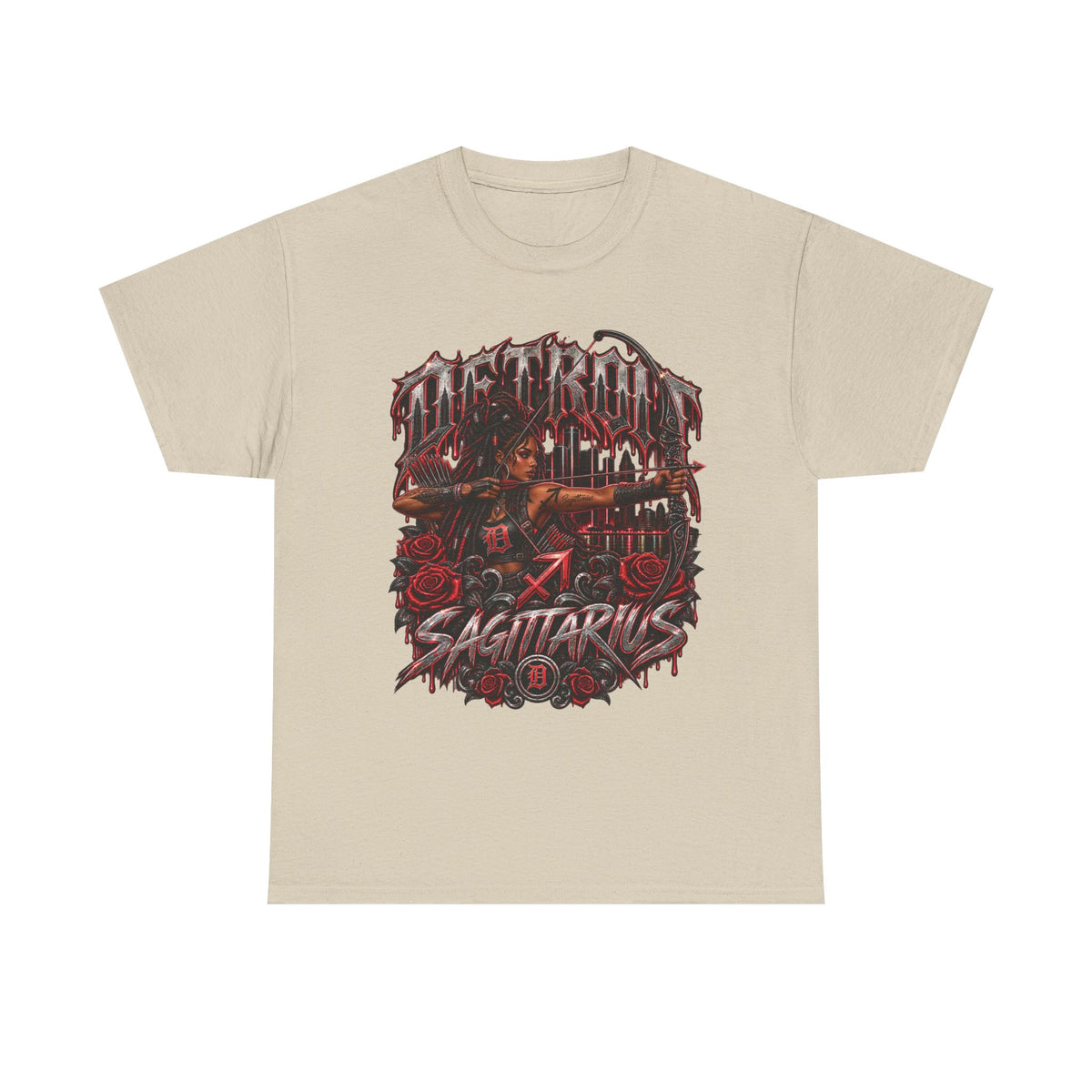 Sagittarius Archer Graphic Tee | Zodiac Archer Illustration