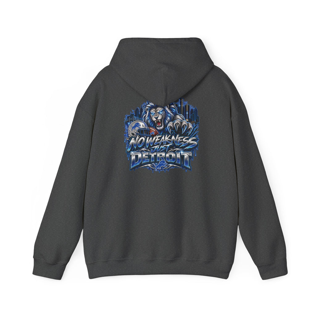 Detroit Lions Football Hoodie | No Weaknesses Team Spirit