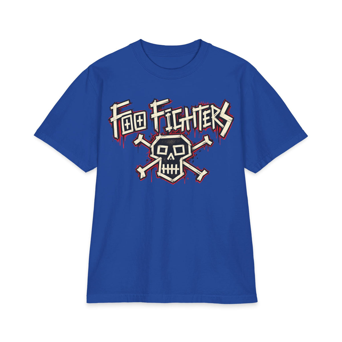 Foo Fighters Skull Logo T-Shirt | Rock Band Graphic Tee