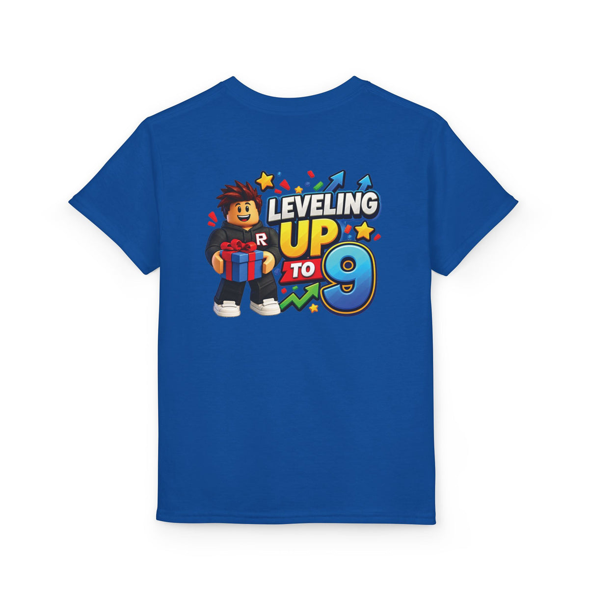 Roblox Birthday Leveling Up 9 Youth T-Shirt
