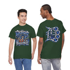 Detroit Basketball Lion Graphic Tee | City Streetball Detroit D Logo