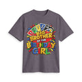 Big Brother of the Birthday Girl T-Shirt | Colorful Party Card Game Design