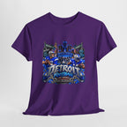 Detroit Football Graphic Tee | City Skyline, Players, Lions-Inspired Design