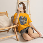 Detroit Michigan Lion Cityscape Graphic T-Shirt