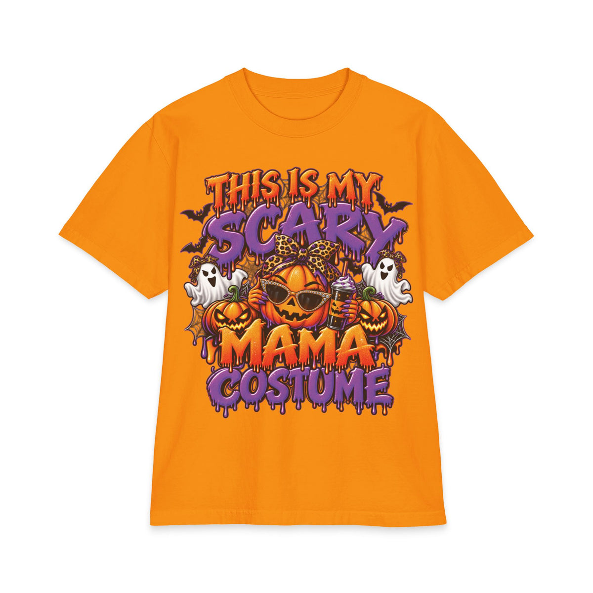 This Is My Scary Mama Costume T-Shirt | Halloween Pumpkin Ghosts