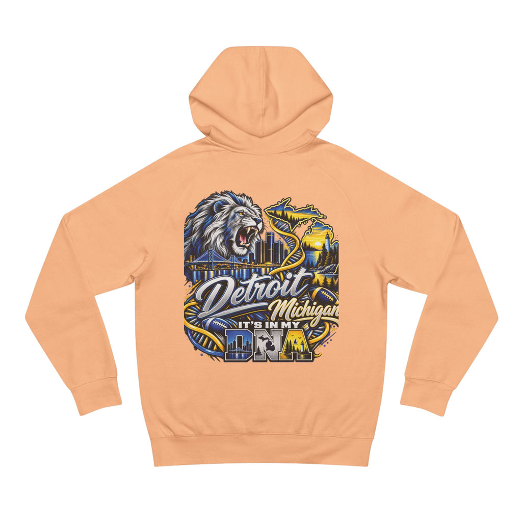Detroit Michigan Motor City Football Spirit Hoodie