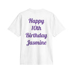 Wild About Being UNO Birthday Girl T-Shirt | Colorful Card Game Design