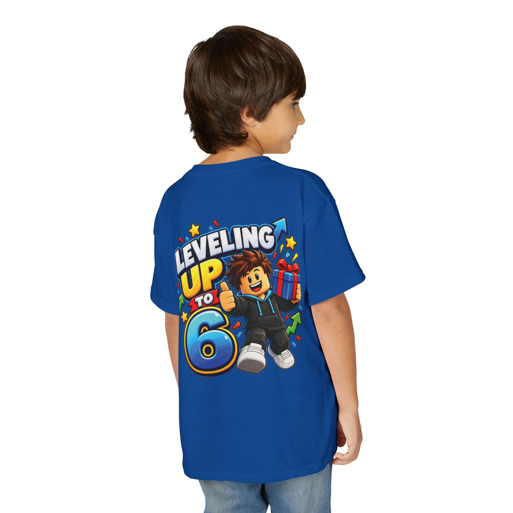Roblox Birthday Leveling Up to 6 Youth T-Shirt
