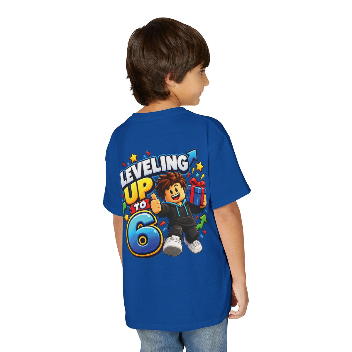 Roblox Birthday Leveling Up to 6 Youth T-Shirt