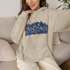 Detroit Graffiti Style Hoodie | City Skyline Street Art Pullover