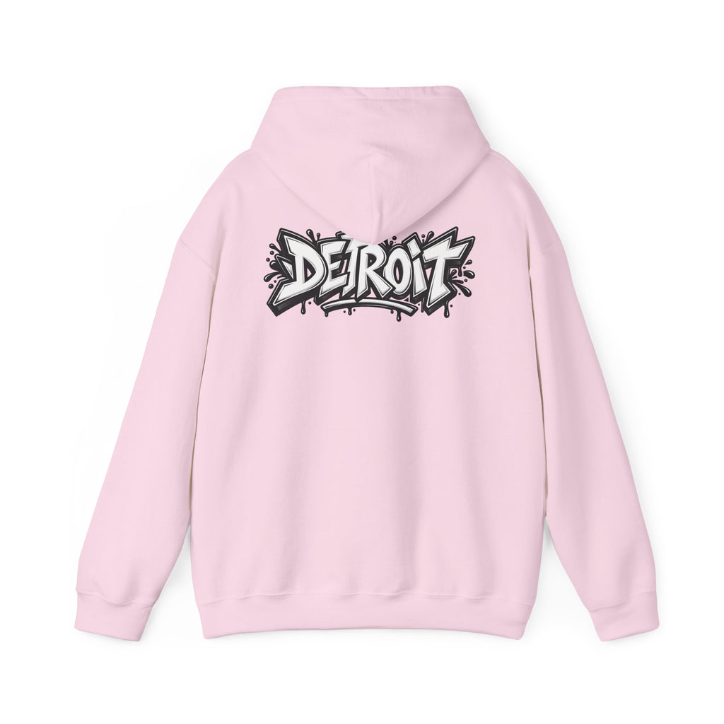 Detroit Graffiti Lion Hoodie | Colorful Street Art Pullover