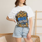 Cash Rules Everything Tee | Money Graffiti Design, Dollar Sign Streetwear