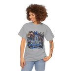 Detroit Legends collage T-Shirt | Motor City skyline, classic cars, musicians