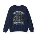 Detroit Determined True Grit crewneck sweatshirt | City skyline D emblem