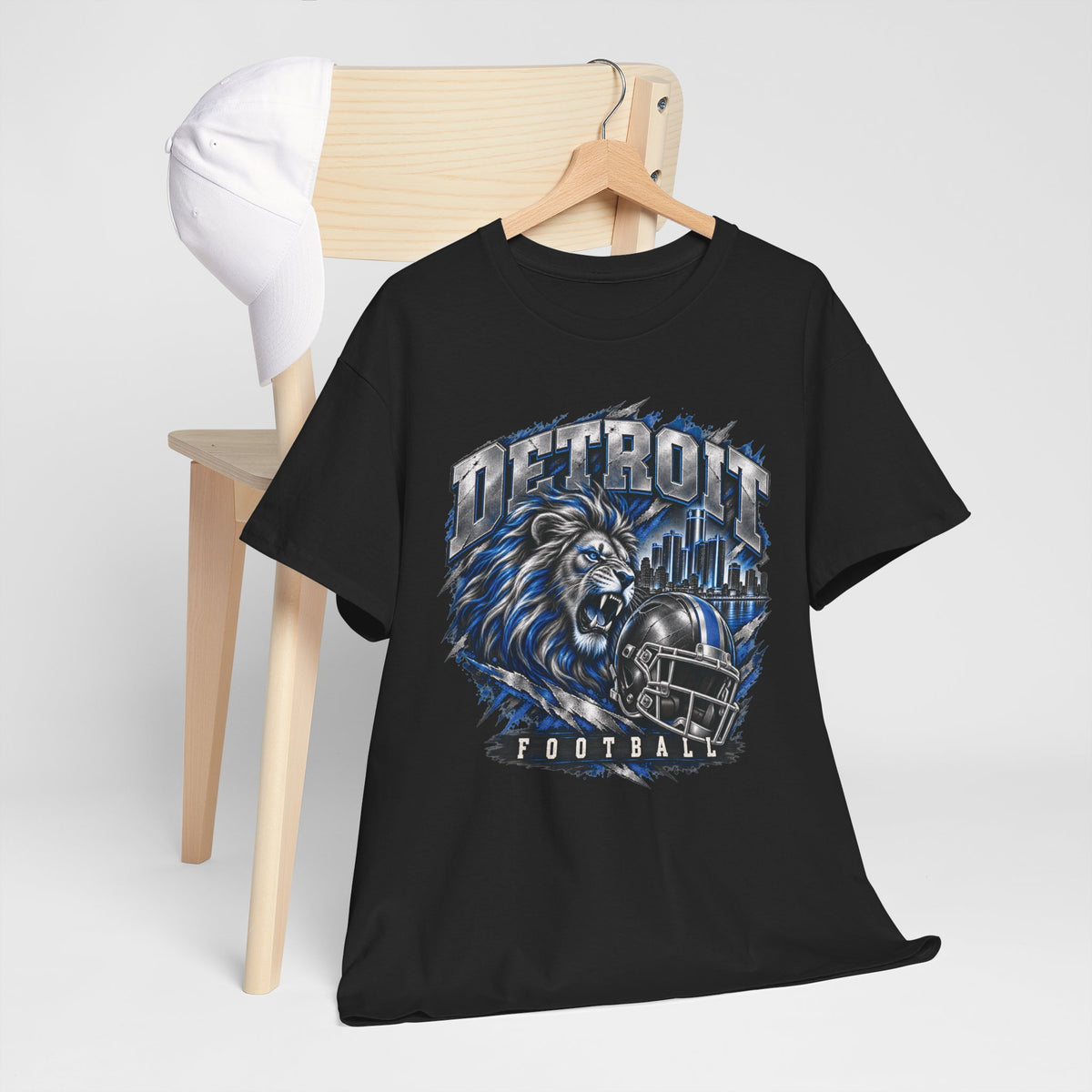 Detroit Football Lion Graphic Tee