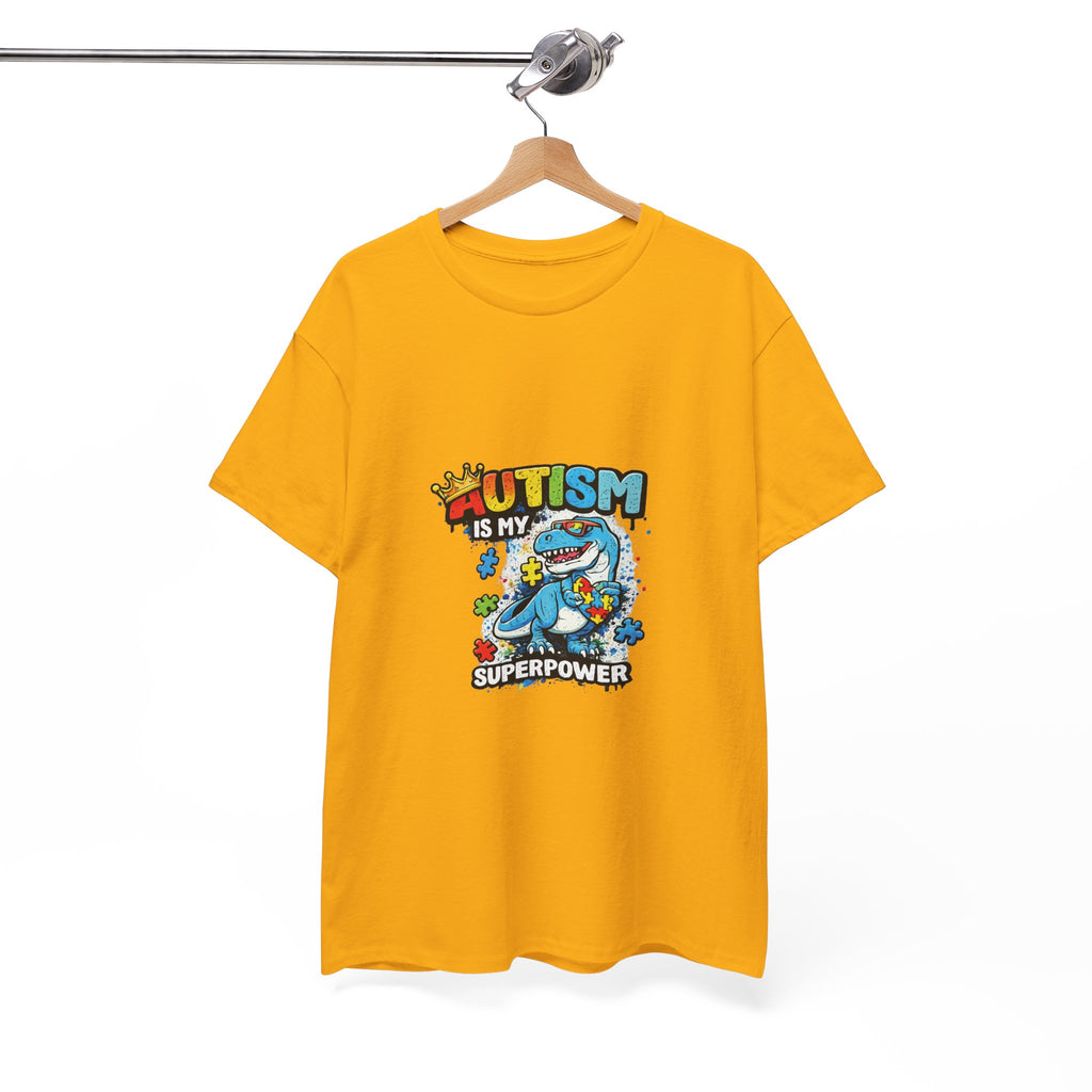 Autism Is My Superpower T-Shirt | Puzzle Piece Shark Design