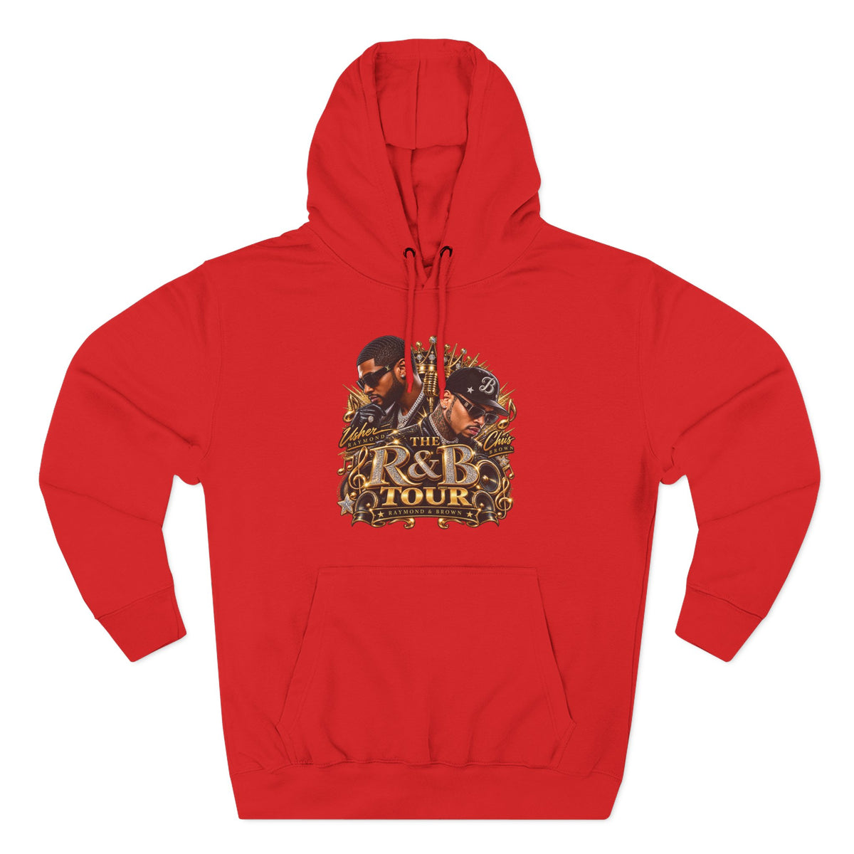 R&B Tour Graphic Hoodie | Music Concert Vintage Portraits