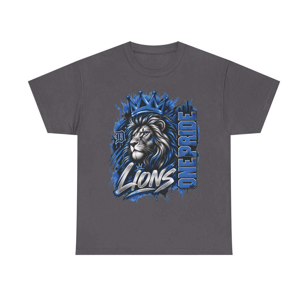 Lion King Crown graphic Tee | Lions One Pride design