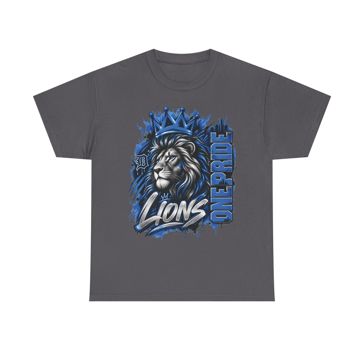 Lion King Crown graphic Tee | Lions One Pride design