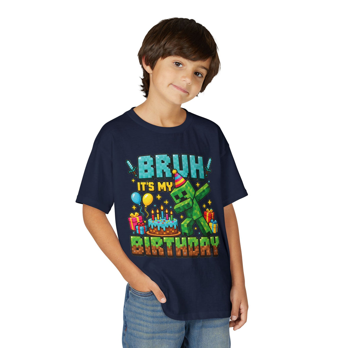 Broh It’s My Birthday Youth T-Shirt – Fun 7th Birthday Party Shirt