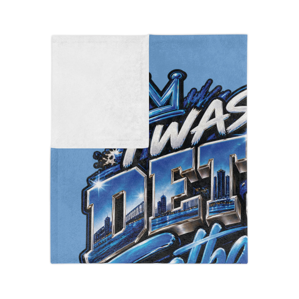 Detroit Football Lion Blanket | I Was a Detroit Football Fan Before It Was Cool velveteen