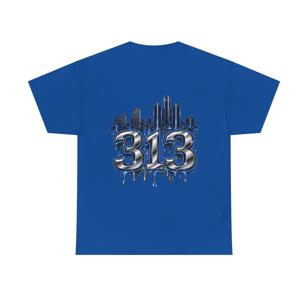Detroit Brass Knuckles graphic tee | 313 Skyline Drip T-Shirt