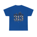 Detroit Brass Knuckles graphic tee | 313 Skyline Drip T-Shirt