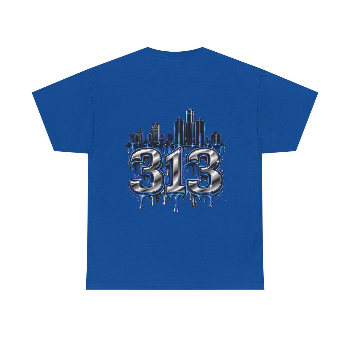 Detroit Brass Knuckles graphic tee | 313 Skyline Drip T-Shirt