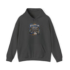 Raised On hip hop Hoodie | Vintage Guitar Skull Band Design