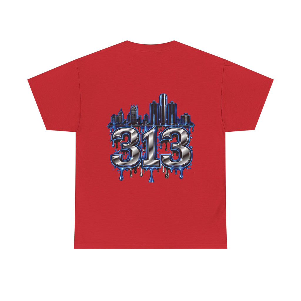Detroit Brass Knuckles graphic tee | 313 Skyline Drip T-Shirt