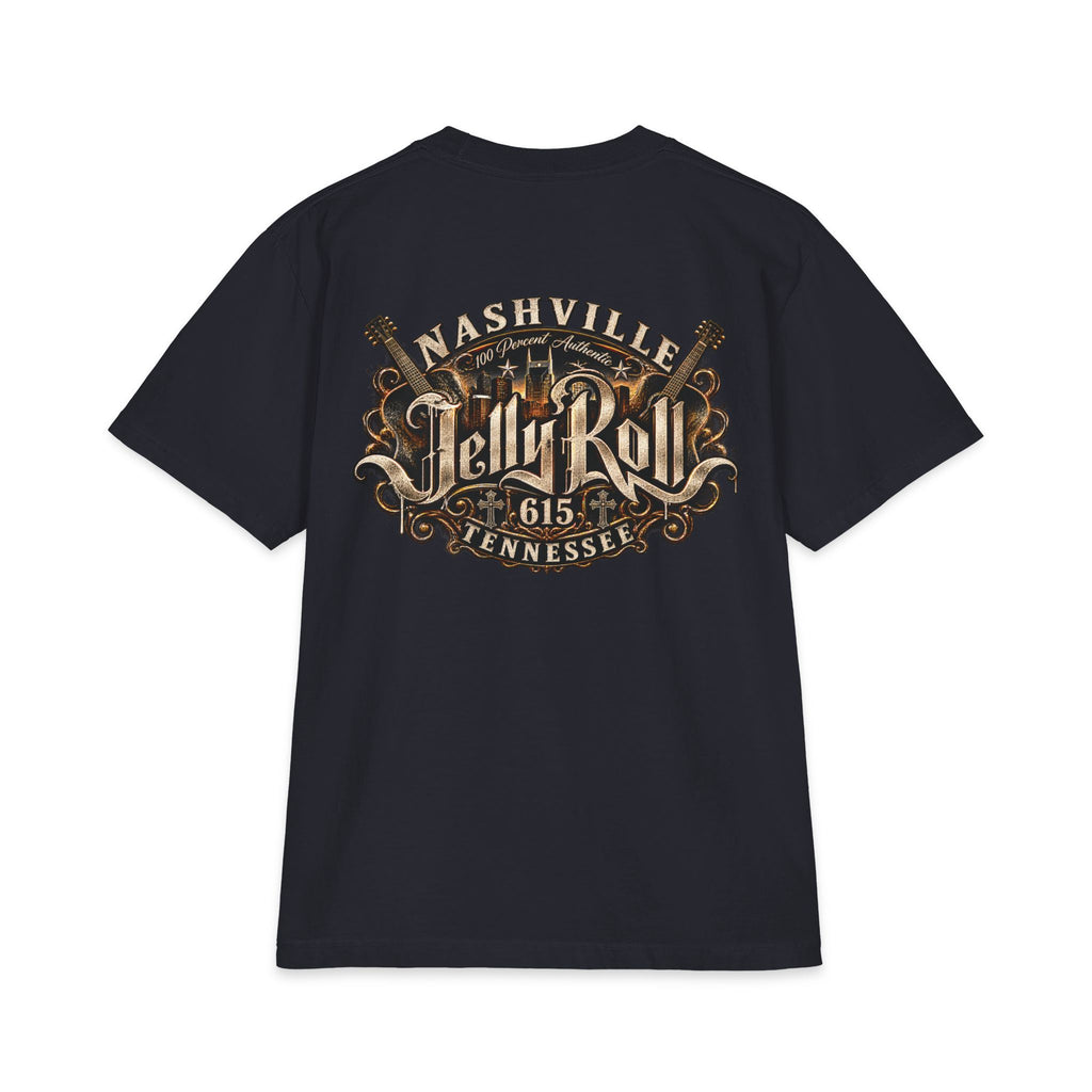 Nashville Jelly Retro Logo T-Shirt | Music City 615 Tennessee