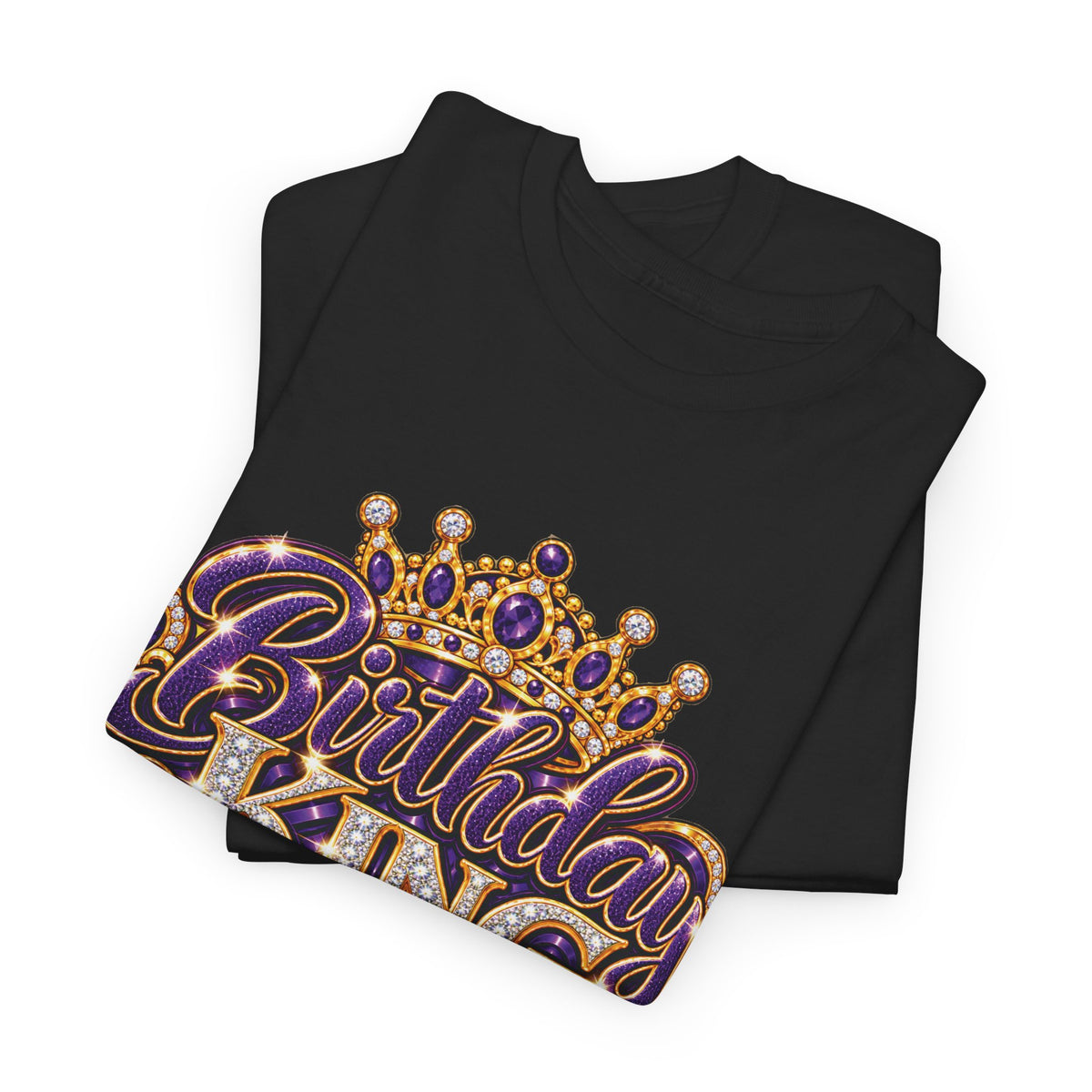 Birthday King Crown Graphic T-Shirt