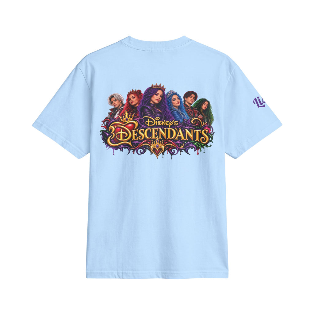 Descendants and Zombies Worlds Collide cographic T-Shirt | Descendants 3 Zombies logo tee