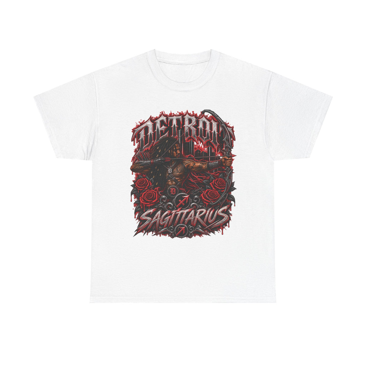 Detroit Sagittarius T-Shirt | Astrology Archer Graphic Tee