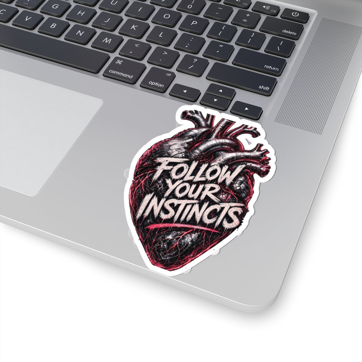 Anatomical Heart "Follow Your Instincts" Sticker | Kiss-Cut Sticker