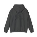 Detroit Basketball Graphic Hoodie | Vintage City Sports Logo, Front Collage Art