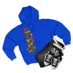 Autism Awareness Puzzle Heart Zip Hoodie | Colorful Awareness Design